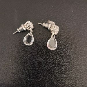 Petite crystal drop earrings